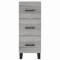 Sideboard Grau Sonoma 34,5x34x90 cm Holzwerkstoff