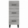 Sideboard Grau Sonoma 34,5x34x90 cm Holzwerkstoff