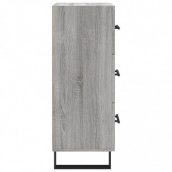 Sideboard Grau Sonoma 34,5x34x90 cm Holzwerkstoff