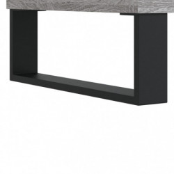 Sideboard Grau Sonoma 34,5x34x90 cm Holzwerkstoff