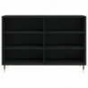 Sideboard Schwarz 103,5x35x70 cm Holzwerkstoff