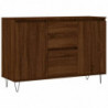 Sideboard Braun Eichen-Optik 104x35x70 cm Holzwerkstoff