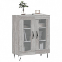 Sideboard Grau Sonoma 69,5x34x90 cm Holzwerkstoff