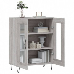 Sideboard Grau Sonoma 69,5x34x90 cm Holzwerkstoff