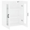 Wandschrank Hochglanz-Weiß 69,5x34x90 cm