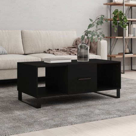 Couchtisch Schwarz 102x50x40 cm Holzwerkstoff