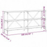 Konsolentisch Sonoma-Eiche 160x30x75 cm Holzwerkstoff und Eisen