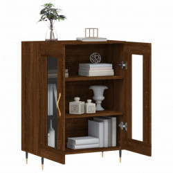 Sideboard Braun Eichen-Optik 69,5x34x90 cm Holzwerkstoff