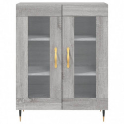 Sideboard Grau Sonoma 69,5x34x90 cm Holzwerkstoff