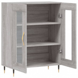 Sideboard Grau Sonoma 69,5x34x90 cm Holzwerkstoff