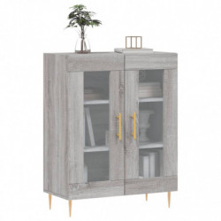 Sideboard Grau Sonoma 69,5x34x90 cm Holzwerkstoff