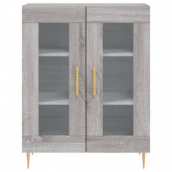 Sideboard Grau Sonoma 69,5x34x90 cm Holzwerkstoff