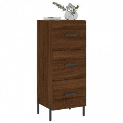 Sideboard Braun Eichen-Optik 34,5x34x90 cm Holzwerkstoff