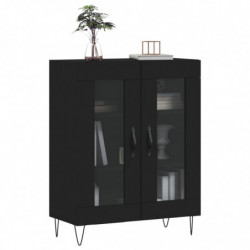 Sideboard Schwarz 69,5x34x90 cm Holzwerkstoff