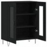 Sideboard Schwarz 69,5x34x90 cm Holzwerkstoff