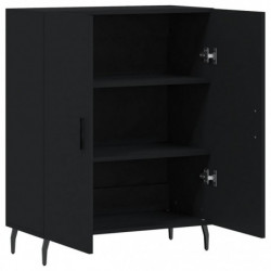 Sideboard Schwarz 69,5x34x90 cm Holzwerkstoff