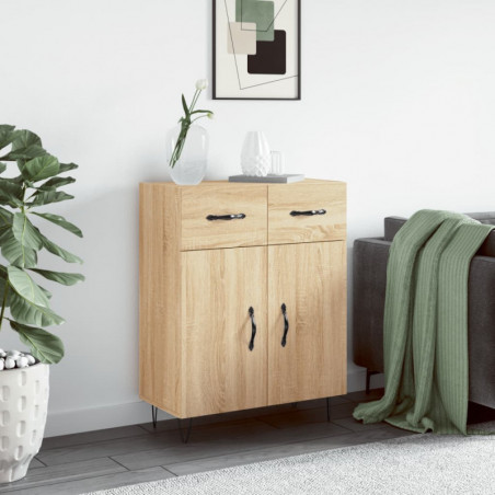 Sideboard Sonoma-Eiche 69,5x34x90 cm Holzwerkstoff