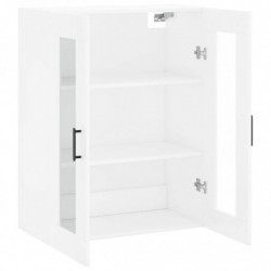 Wandschrank Hochglanz-Weiß 69,5x34x90 cm