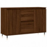 Sideboard Braun Eichen-Optik 104x35x70 cm Holzwerkstoff