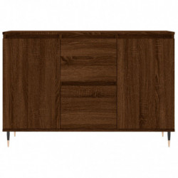 Sideboard Braun Eichen-Optik 104x35x70 cm Holzwerkstoff