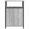 Nachttische 2 Stk. Grau Sonoma 40x42x60 cm Holzwerkstoff