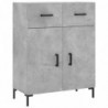 Sideboard Betongrau 69,5x34x90 cm Holzwerkstoff