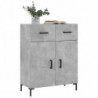 Sideboard Betongrau 69,5x34x90 cm Holzwerkstoff