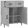 Sideboard Betongrau 69,5x34x90 cm Holzwerkstoff