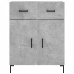 Sideboard Betongrau 69,5x34x90 cm Holzwerkstoff