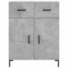 Sideboard Betongrau 69,5x34x90 cm Holzwerkstoff