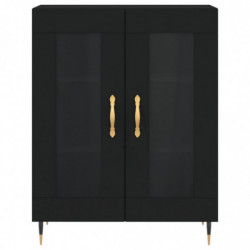 Sideboard Schwarz 69,5x34x90 cm Holzwerkstoff