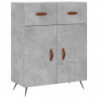 Sideboard Betongrau 69,5x34x90 cm Holzwerkstoff