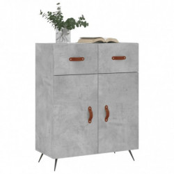 Sideboard Betongrau 69,5x34x90 cm Holzwerkstoff