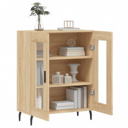 Sideboard Sonoma-Eiche 69,5x34x90 cm Holzwerkstoff