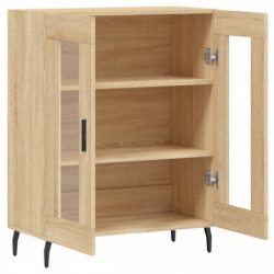 Sideboard Sonoma-Eiche 69,5x34x90 cm Holzwerkstoff