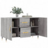 Sideboard Grau Sonoma 100x36x60 cm Holzwerkstoff