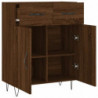 Sideboard Braun Eichen-Optik 69,5x34x90 cm Holzwerkstoff