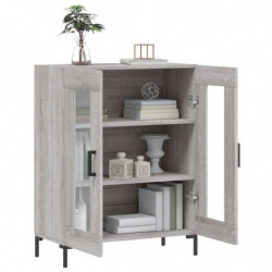 Sideboard Grau Sonoma 69,5x34x90 cm Holzwerkstoff