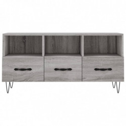 TV-Schrank Grau Sonoma 102x36x50 cm Holzwerkstoff