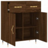 Sideboard Braun Eichen-Optik 69,5x34x90 cm Holzwerkstoff