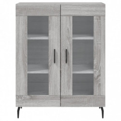 Sideboard Grau Sonoma 69,5x34x90 cm Holzwerkstoff