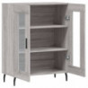 Sideboard Grau Sonoma 69,5x34x90 cm Holzwerkstoff