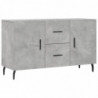 Sideboard Betongrau 100x36x60 cm Holzwerkstoff