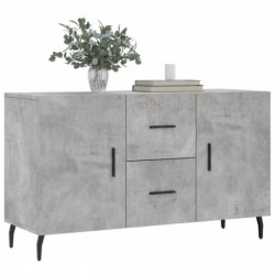 Sideboard Betongrau 100x36x60 cm Holzwerkstoff