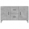 Sideboard Betongrau 100x36x60 cm Holzwerkstoff