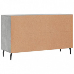 Sideboard Betongrau 100x36x60 cm Holzwerkstoff