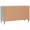 Sideboard Betongrau 100x36x60 cm Holzwerkstoff