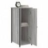 Nachttische 2 Stk. Grau Sonoma 32x42x80 cm Holzwerkstoff