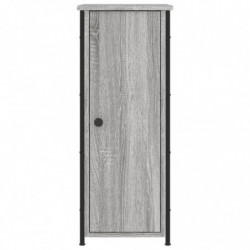 Nachttische 2 Stk. Grau Sonoma 32x42x80 cm Holzwerkstoff