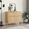 Sideboards 2 Stk. Sonoma-Eiche 40x35x70 cm Holzwerkstoff